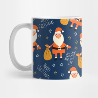 Coronavirus Christmas Santa Scale Mug